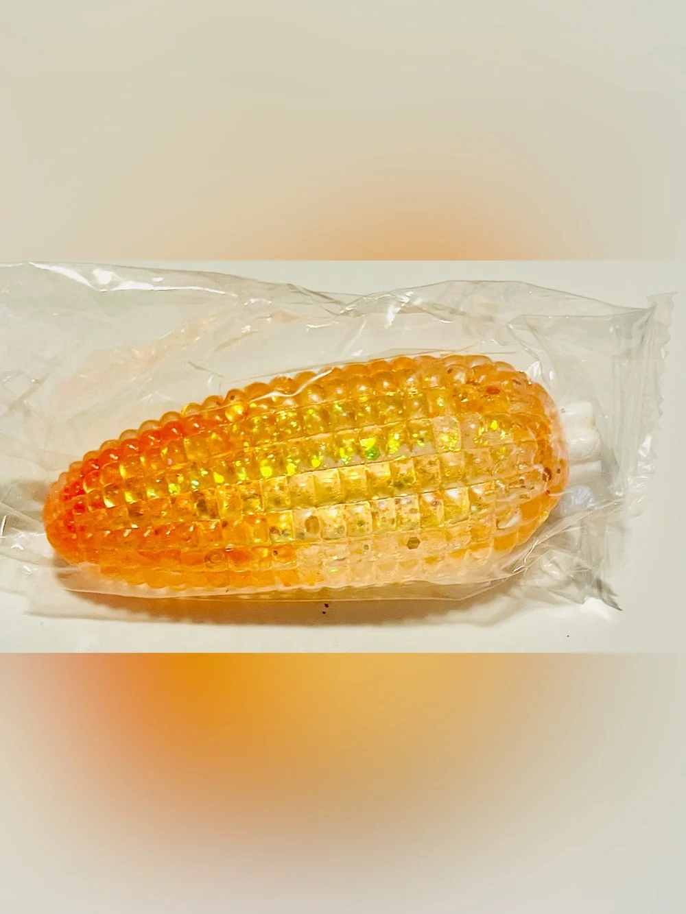 Gold Corn-Shaped Squishy